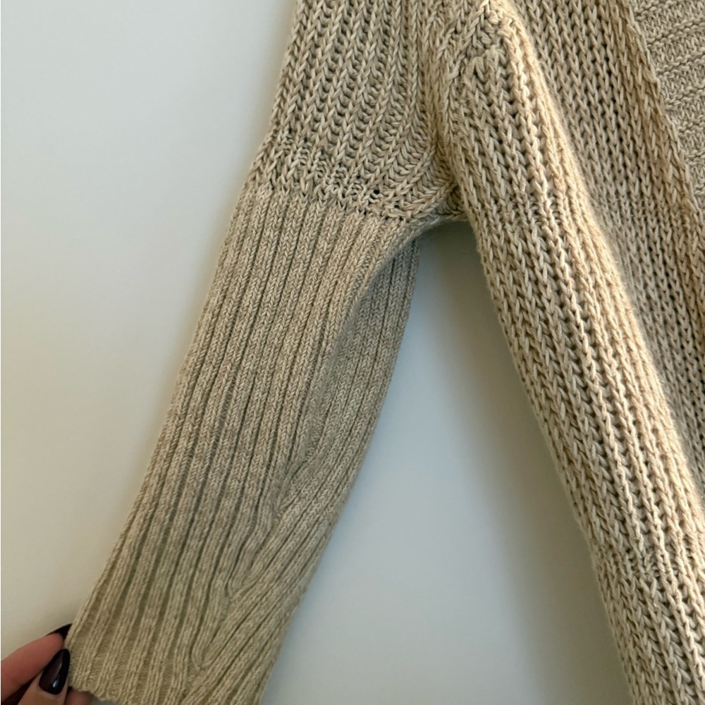 Lucky Brand Beige Knit Cardigan - Picture 4 of 6